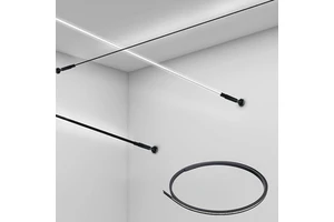 DIY Minimalist Skyline Linear Light Sconce Led Wall Washer Light Ceiling Tracklight Creative Steel Aisle COB Led Strip Lights