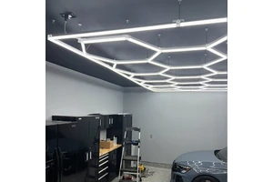 China Factory Best Quality Individually Customized Hexagon Honey Comb LED Lights for Garage 15 Grid System