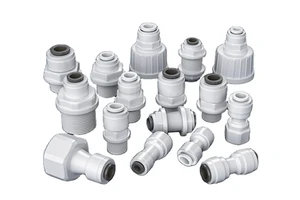 1/8 1/4 Inch PP Plastic Parts Accessories Quick Connection Pipe RO Fittings Connectors For Homeused Domestic RO Machine