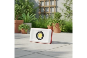 Rechargeable 1200 Lumen COB Work Light Dimmable Portable IP66 Waterproof Hotel Workshop Residential Office Garden Road Landscape