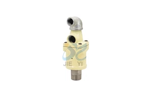 DN32 Dual Flow Casting Material 360 Degree Rotating Taiwan 323DTW High Speed Cooling Water Rotary Joint BSPT Thread Connection