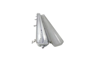 IP65 Waterproof 2x18W PC LED Tri-Proof Light Fixture with 2 Tubes for Store Fixtures