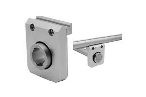 Single-sided Rotary Connector Third-generation Aluminum Alloy Square Shape Grade 1000 Series Lean Pipe Connection Accessories