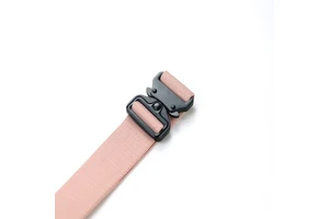Custom New Outdoor Tactical Belt Buckle with Quick Release Side Metal Logo DIY Bag Accessory