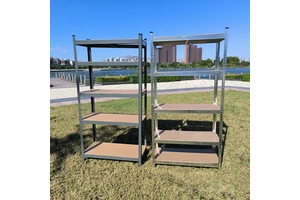 180cm X 90cm X 40cm Metal Adjustable Garage Racking Stainless Steel Shelf Boltless Steel Rack