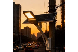 New Solar Technology Super Bright Solar Street Light Aluminum Yard Road Lighting up Street Light