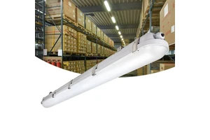 Tri-proof Light Power CCT Selectable 36W 50W High Quality Emergency Batten Flat Ceiling LED Tri-proof Fixture