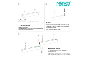 Power Adjustable LED Linear 130lm W CCT Selectable ETL DLC 5.1 Surface Mount For Parking Garage Lighting
