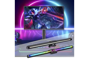 Modern USB Rechargeable LED Office Lamp Touch Control Adjustable Color Temperature Dimmable Hanging Light Smart Home Features