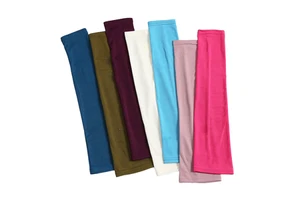Wholesale Price Running Arm Sleeves Anti-Uv Protection Solid Color Polyester Adult Sleeve For Outdoor Sports for Men Womens