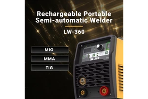 Rechargeable Portable Semi Automatic Welder Machine 3 In 1 MIG MMA TIG For Construction Site Use