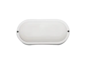 Vertak LED Lighting Fixture Home Bathroom Moisture Proof Insect Proof Lamp Oval High Brightness Waterproof Three Proof Light