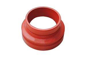 DN89*42 Red Ductile Iron Reducer, Suitable for Fire Protection and HVAC Systems