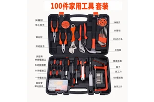 Hardware toolbox, electrician, carpenter, and repair manual tool set
