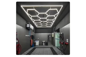 Auto Detailing Workshop Car Body Repair Car Wash Honeycomb Led Light Garage Car Detailing Light