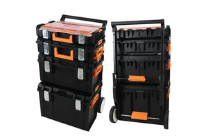 Winslow & Ross Home Tool Boxes Bench Mobile Trolley Tool Box With Wheels Satckable Rolling Toolbox