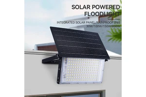 New Solar Integrated Floodlight 30W 100W 150W 200W IP65 Waterproof Super Bright Photoelectric Induction Outdoor Lighting