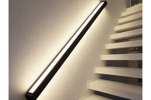 High Quality Indoor LED Linear Handrail Light Lighting Sturdy Extruded Aluminum Elegant Design Easy Installation CRI 90