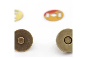 Best-Selling Custom Metal Accessories Snap Button Metal Clasp for Bag Magnetic Snaps