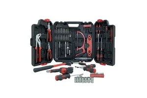 96 Pcs Car Repair Hand Tool Set CR-V Material OEM Available Plastic Box Packaging 180 Days Warranty