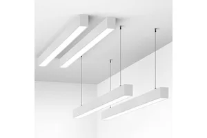 OEM Led Linear Light System 35W 55w Led Strip Hanging Aluminum Profile Led Linear Light For Office Mall Supermarket