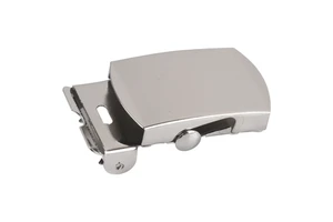 Metal Belt Buckles for Leather and Elastic Fabric Insert Press Button Buckle