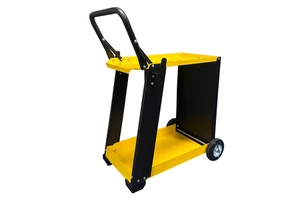 High Quality Mig Welding Steel Mig Welder Welding Machine Tool Trolley Cart 2 Layers With Wheel Storage of Welding Tools
