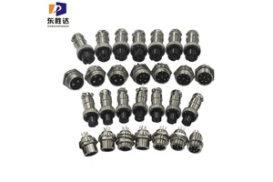 DSD M12 Aviation Connector 4PIN Waterproof Electrical Plug with Copper Contact 2PIN Power Adapter & 3PIN Connector