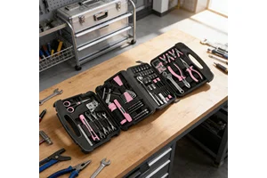 189 Piece Tool Set Tool Kit Mechanics Tool Set Portable Toolbox with Adjustable Wrench Pliers Socket Bits