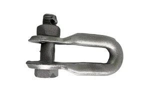 68.6 Kn Galvanized Rigging Equipment U Shackle Anchor Shackle Overhead Line Hardware Hot Dip Galvanized Power Accessories