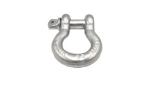 Jimo Factory Direct Supply Type D Hot Galvanized U-Shaped Shackle with Nut for Marine Heavy Duty Applications