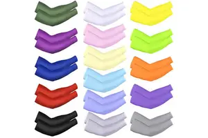 High Quality Summer Sport Arm Sleeves Breathable Elasticity for Running & Hiking Sun Protection Arm Covers-Set of Two