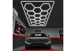 Honeycomb LED Waterproof White IP20 Rated Workstation Light for Gym Barber Shop Car Wash Shop