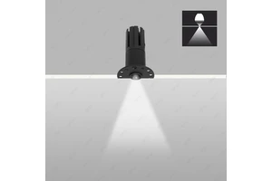 Modern Commercial Aluminum Indoor Trimless LED Recessed Downlight with Anti-Glare COB Chip Dimmable Spotlight for Hotels