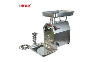 Horus Commercial Electric Meat Grinder Stainless Steel Heavy Duty Food Processing Machine 110V/220V 350kg/h Capacity 1 Year