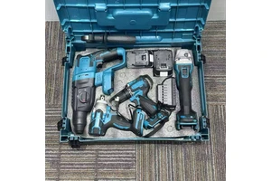 Factory Sell 4 in 1 Lithium Battery 5025 Tool Set High Quality Cordless Brushless Tools Set for Household Car Repair