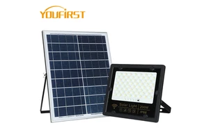 Waterproof Ip65 Integrated Outdoor Aluminum Floodlight Lamp Stadium 60W 100W 200W 300W Led Solar Flood Light