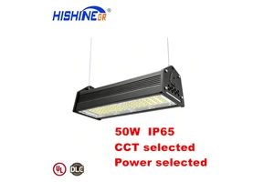 Hishine K11 Low Bay LED Light 50W Industrial Factory Ceiling Light IP65 Waterproof Workshop Warehouse Low Bay Lighting Fixture