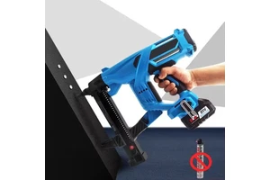 Cordless Lithium Battery Brushless Motor Nail Gun for Industrial & DIY Use 2.0AH 100 Nails/Min 1-2.5in Nail Length