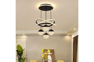 Modern Led Pendant Lamps Modern Luxury Starry Sky Ball Decoration Design With Romantic Indoor Chandeliers