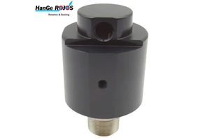 Customizable M28L-11 Jaw-Jaw Type Swivels Water Rotary Joint Aluminum G1/4 Threaded Connection Single-Flow Oxidized Finish