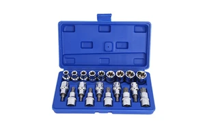Zigzag Rotary Sleeve 19pcs Sleeve Rotary Head Pressure Head Auto Repair Combination Set