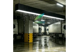 IP65 Waterproof Microwave Sensor Waterproof Commerical LED linear light Profile Hanging Linear Chandelier Light