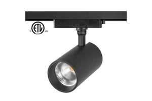 ETL Certified Aluminum Zoomable 10W-40W LED COB Track Light with 3-Wire System for Museum Gallery & Exhibition Lighting