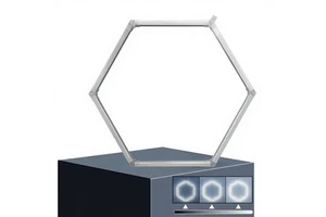 Hexagon LED Lights Dimmable Super Bright Aluminum Plastic IP20 Garage/Warehouse/Workshop/Gym/Basement/Ceiling Mount Car