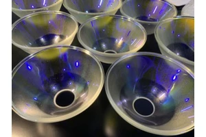 Ultraviolet UV Reflecting Optical Glass Reflector Bowl Cup Light Customized ODM OEM OBM