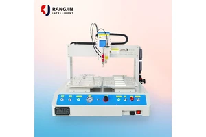 Rangjin Benchtop 3-Axis High Speed High Precision Automatic Glue Dispenser Machine for Electronics LCD SMD Components UV Hot