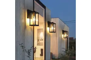 High Quality Aluminum LED Minimalist Garden Decoration Geometric Shape Living Room Bedroom Wall Lamp