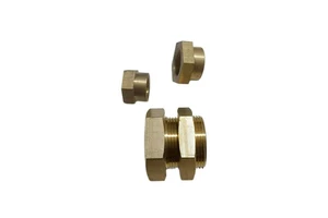 3/8" High Pressure Rotating Brass Adapter Swivel Fitting Connector