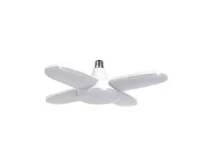 High Bay Light Four Foldable Leaves Beam Angle Adjustable LED Garage Light for Warehouse Workshop Use